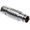 CAMDENBOSS Circular Connector Cable Plug Male, 8 Contacts, IP68 Rated, 200V, 3.8A, Brass Housing, Gold Plated CCA2P1/A08
