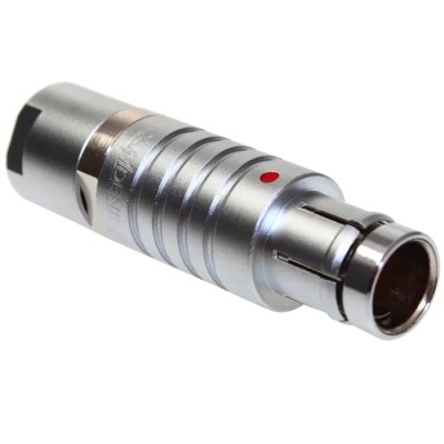 CAMDENBOSS Circular Connector Cable Plug Male, 8 Contacts, IP68 Rated, 200V, 3.8A, Brass Housing, Gold Plated CCA2P1/A08