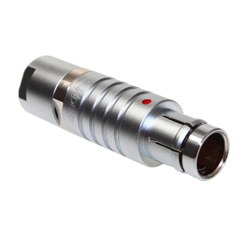 CAMDENBOSS Circular Connector Cable Plug Male, 8 Contacts, IP68 Rated, 200V, 3.8A, Brass Housing, Gold Plated CCA2P1/A08