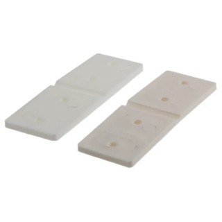 Pinet Steel Polypropylene Flex Hinge with Removable Pin 25.4 mm x 76.2 mm x 3.2 mm 54-A-3000