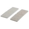 Pinet Steel Polypropylene Flex Hinge with Removable Pin 25.4 mm x 76.2 mm x 3.2 mm 54-A-3000