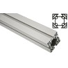 FlexLink Silver Aluminium Strut Profile 64 x 64 mm 11 mm Groove, 3 m Length, Series XC XCBM 3X64