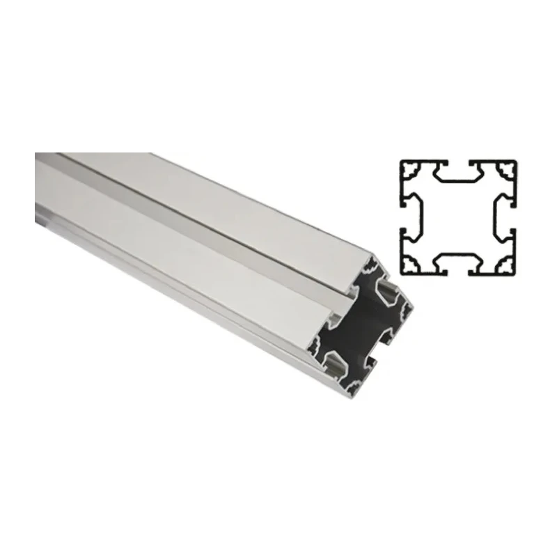 FlexLink Silver Aluminium Strut Profile 64 x 64 mm 11 mm Groove 1 m Length Series XC XCBL 1X64