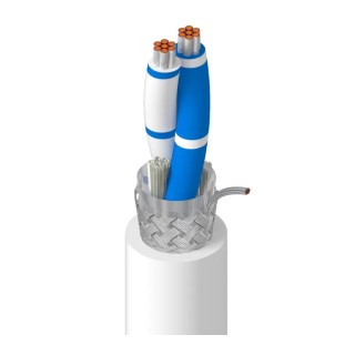 Belden 9841 Series Data Cable 1 Pair 0.2 mm² 152 m Silver Sheath Polyvinyl Chloride 9841.01152