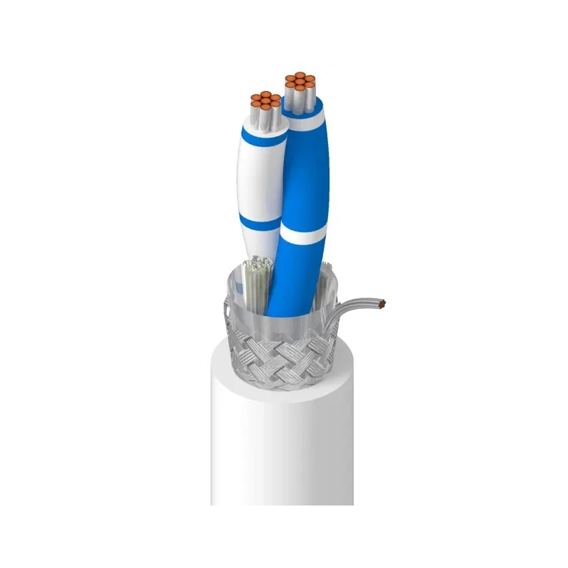 Belden 9841 Series Data Cable 1 Pair 0.2 mm² 152 m Silver Sheath Polyvinyl Chloride 9841.01152