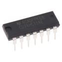 Texas Instruments Schmitt Trigger Input Inverter 6 Elements 14-Pin PDIP CD74HCT14E