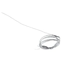 RS PRO Type K Thermocouple Probe 1.5 mm Diameter 500 mm Length Stainless Steel 316L Cable Terminal 500 mm Length 334-2666