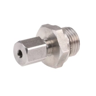 RS PRO Thermocouple Compression Fitting for Use with Miniature or Standard Thermocouple Connectors 1/4 BSP 3 mm 334-2830