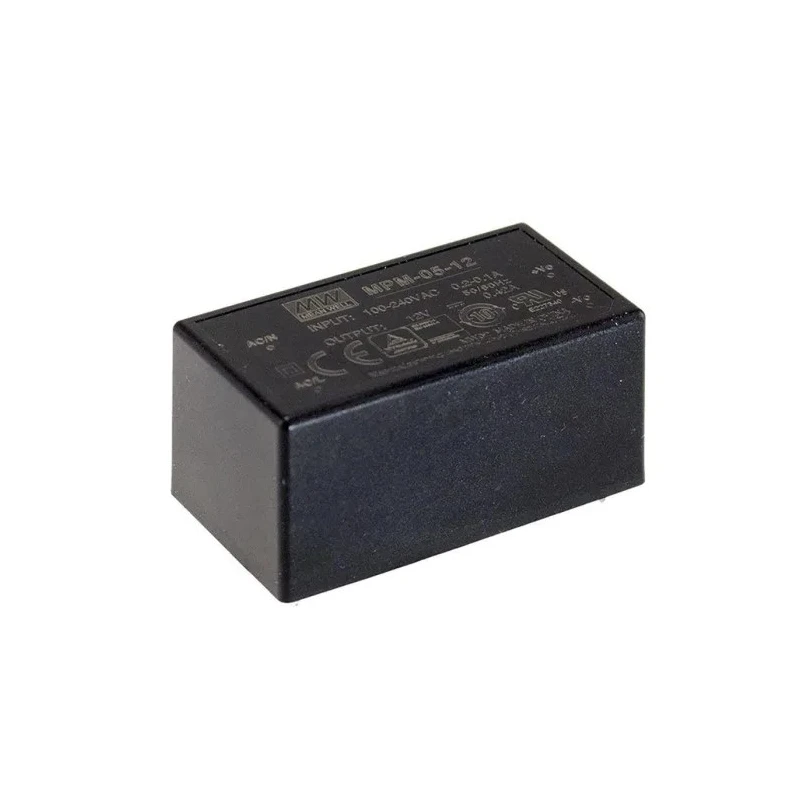 MEAN WELL MPM-05-24 Switching Power Supply 24V DC 5.5W PCB Mount Medical Encapsulated MPM-05-24