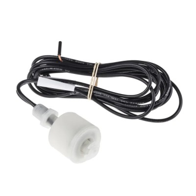 RS PRO RSF50 Series Vertical Nitrile Rubber (NBR) Float Switch with 1 m Cable, NO/NC Output, 240 V AC Max, 120 V DC Max RSF50