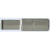 Wiha Hex Screwdriver Bit 3 mm x 0.25 mm Tip Hex Drive, 25 mm Overall Length 22955