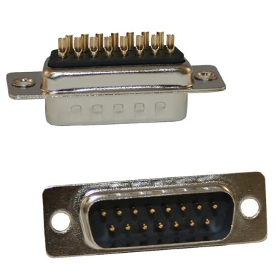 Norcomp 9 Way Straight 2.77 mm Pitch Panel Mount D-Sub Connector Male 171-009-103L001