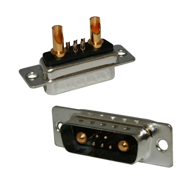 Norcomp Panel Mount D-Sub Connector Female 3 Contacts 40A 6.85 mm Pitch 1.0 kV Steel Housing 680M3W3203L401