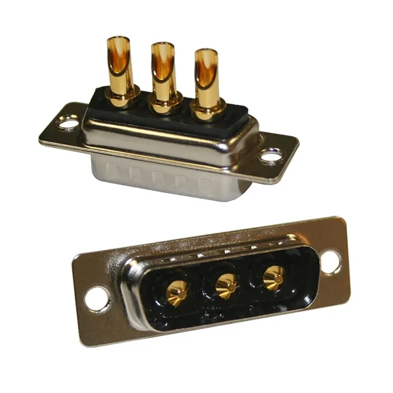 Norcomp 3 Way Straight 6.85 mm Pitch Panel Mount D-Sub Connector Male 40A 1.0kV 680S3W3103L401