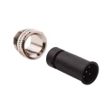 Norcomp Industrial Circular Connector 8 Contacts Panel Mount M12 Socket Female IP67 48V 500mA 859-X08-203R004