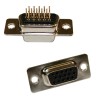 Norcomp 180 15 Way Straight 2.29 mm Pitch Through Hole D-Sub Connector with 4-40 Board Lock Female 180-015-213R911