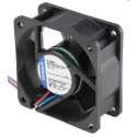 ebm-papst 600 N Series Sleeve Bearing Axial Fan, 24V DC, 1.7W, 71mA, 35 m³/h Air Flow, IP20, 60x60x25.4 mm 