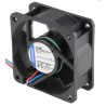 ebm-papst 600 N Series Sleeve Bearing Axial Fan, 24V DC, 1.7W, 71mA, 35 m³/h Air Flow, IP20, 60x60x25.4 mm