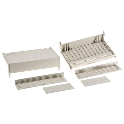 OKW Multitec White ABS Instrument Case 74 mm Height, 160 mm Length, 260 mm Width B2212007+ 2 X B2116307