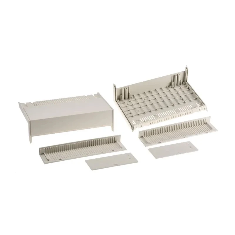 OKW Multitec White ABS Instrument Case 74 mm Height, 160 mm Length, 260 mm Width B2212007+ 2 X B2116307
