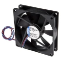 ebm-papst 3400 N Series Sleeve Bearing DC Axial Fan 12V DC 2.5 W 208 mA Max 94 m³/h IP68 92 x 92 x 25.4 mm IP68