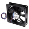 ebm-papst 3400 N Series Sleeve Bearing DC Axial Fan 12V DC 2.5 W 208 mA Max 94 m³/h IP68 92 x 92 x 25.4 mm IP68