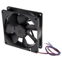 ebm-papst 3400 N Series Sleeve Bearing DC Axial Fan 12V DC 2.5 W 208 mA Max 94 m³/h IP68 92 x 92 x 25.4 mm IP68