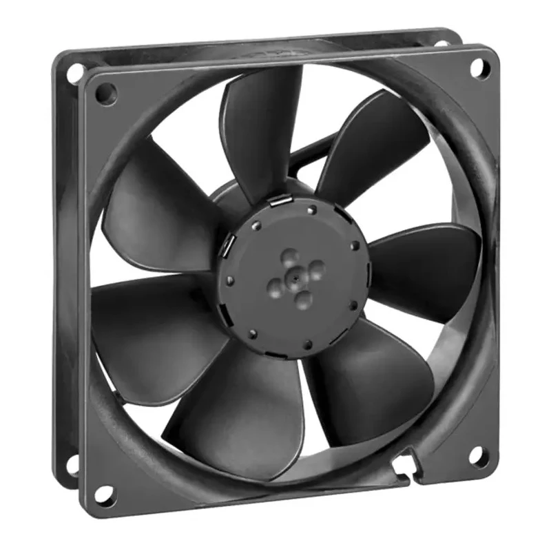 ebm-papst 3400 N Series Sleeve Bearing DC Axial Fan 24V DC 3W 130mA 94 m³/h IP20 92x92x25.4 mm IP20