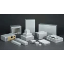 Takachi Electric Industrial MB Series Metallic Silver Aluminium Enclosure 30mm Height, 180mm Length, 130mm Width MB13-3-18