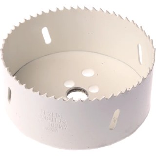 RS PRO 102 mm Diameter Cobalt Steel Bi-Metal Hole Saw Drill Bit for Plastic, Wood, Metal 174-9060
