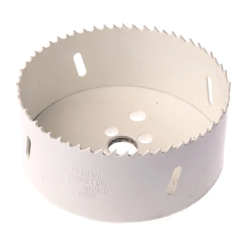 RS PRO 102 mm Diameter Cobalt Steel Bi-Metal Hole Saw Drill Bit for Plastic, Wood, Metal 174-9060
