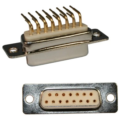 Norcomp 173 25 Way Right Angle 2.77 mm Pitch Through Hole D-Sub Connector Female 173-E25-213R001