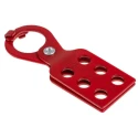 Brady Red Aluminium Lockout Hasp 6-Lock Capacity, 10.01 mm Shackle Diameter ECONOMY LOCKOUT- 1.0" HASP