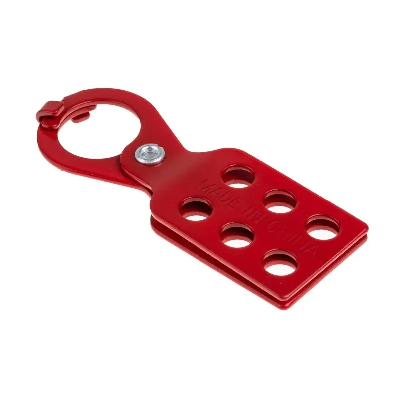 Brady Red Aluminium Lockout Hasp 6-Lock Capacity, 10.01 mm Shackle Diameter ECONOMY LOCKOUT- 1.0" HASP