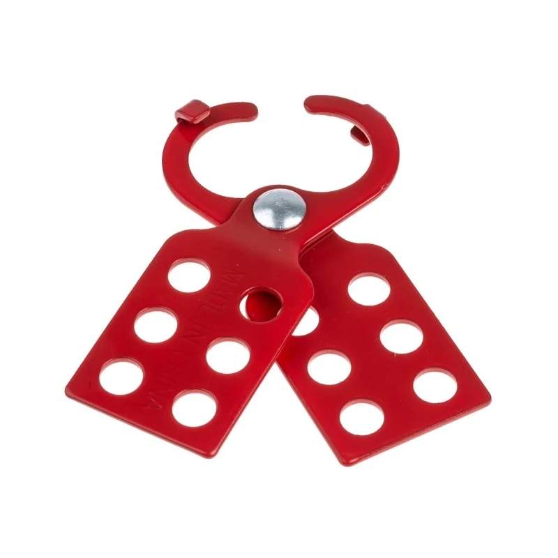 Brady Red Aluminium Lockout Hasp 6-Lock Capacity, 10.01 mm Shackle Diameter ECONOMY LOCKOUT- 1.0" HASP