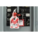Brady Red 1-Lock Lockout Polypropylene Fibreglass Reinforced Nylon Circuit Breaker TAGLOCK 120/277V CLAMP-ON BREAKER LO EA