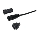 Amphenol Industrial Circular Connector, 8 Contacts, Front Mount, Plug Male, IP68 Rated, Nylon Housing BD-08PMMS-QC8001