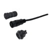Amphenol Industrial Circular Connector, 8 Contacts, Front Mount, Plug Male, IP68 Rated, Nylon Housing BD-08PMMS-QC8001