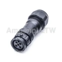 Amphenol Industrial Circular Connector 5 Contacts Cable Standard Socket Female IP68 X-LOK Series CB-05BMFA-QL8MP0