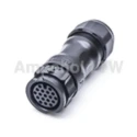 Amphenol Industrial Circular Connector, 18 Contacts, Cable Mount, Socket Female, IP68, Nylon Housing, X-LOK DD-18BMFA-QL8MP0