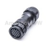 Amphenol Industrial Circular Connector, 18 Contacts, Cable Mount, Socket Female, IP68, Nylon Housing, X-LOK DD-18BMFA-QL8MP0
