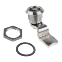 Steinbach & Vollman Stainless Steel Triangular Lock 32 mm Panel-to-Tongue 20.2 x 22.2 mm Key Unlock 341-0163
