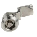 Steinbach & Vollman Stainless Steel Triangular Lock 32 mm Panel-to-Tongue 20.2 x 22.2 mm Key Unlock 341-0163