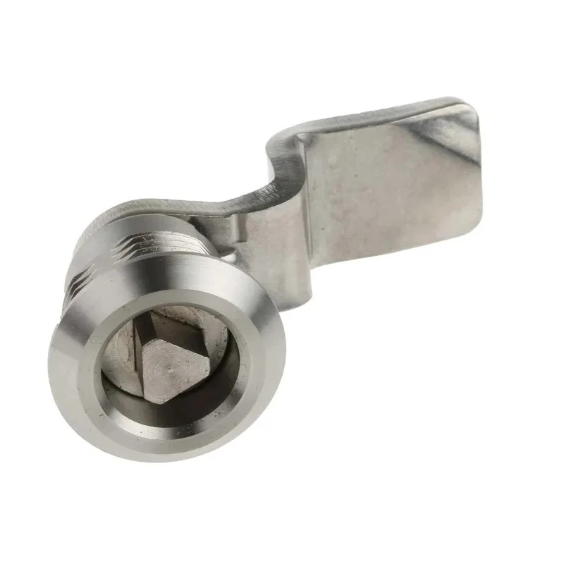 Steinbach & Vollman Stainless Steel Triangular Lock 32 mm Panel-to-Tongue 20.2 x 22.2 mm Key Unlock 341-0163