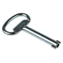 Steinbach & Vollman Chrome Finish 1-way Control Cabinet Key 0.95.0662.0