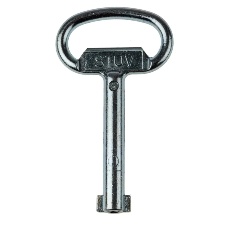 Steinbach & Vollman Chrome Finish 1-way Control Cabinet Key 0.95.0662.0