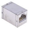 RS PRO Cat5e 2 Port RJ45 Female Shielded Twisted Pair Coupler 25x25x45 mm 340-9630