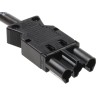 Wieland Lighting Connector ST18 Series Cordset Female 250V, 3m Cable Length ST18