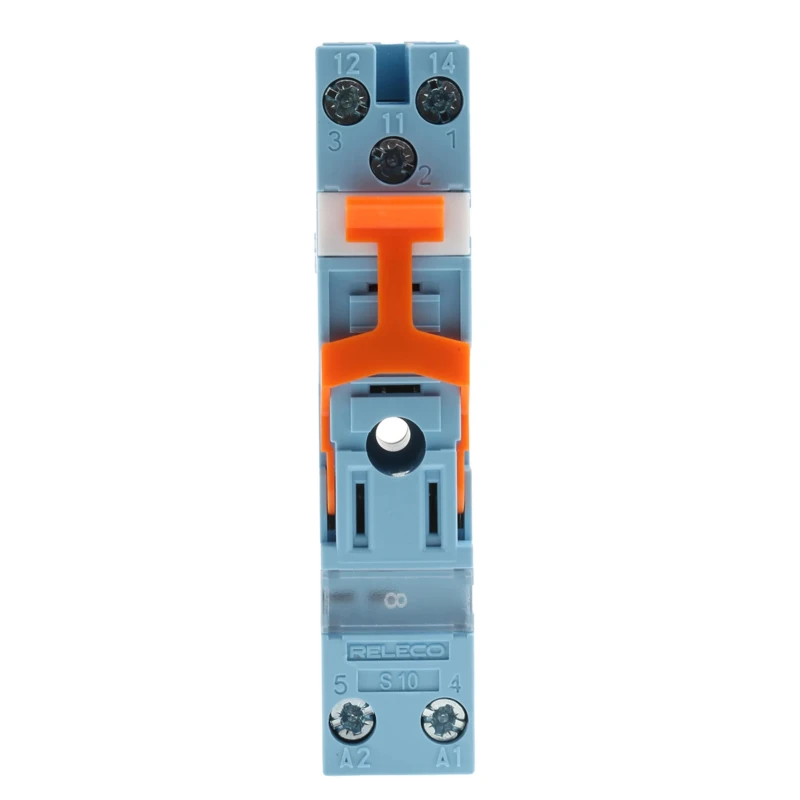 Releco MRC 5 Way DIN Rail Relay Socket 250V AC 10A S-10