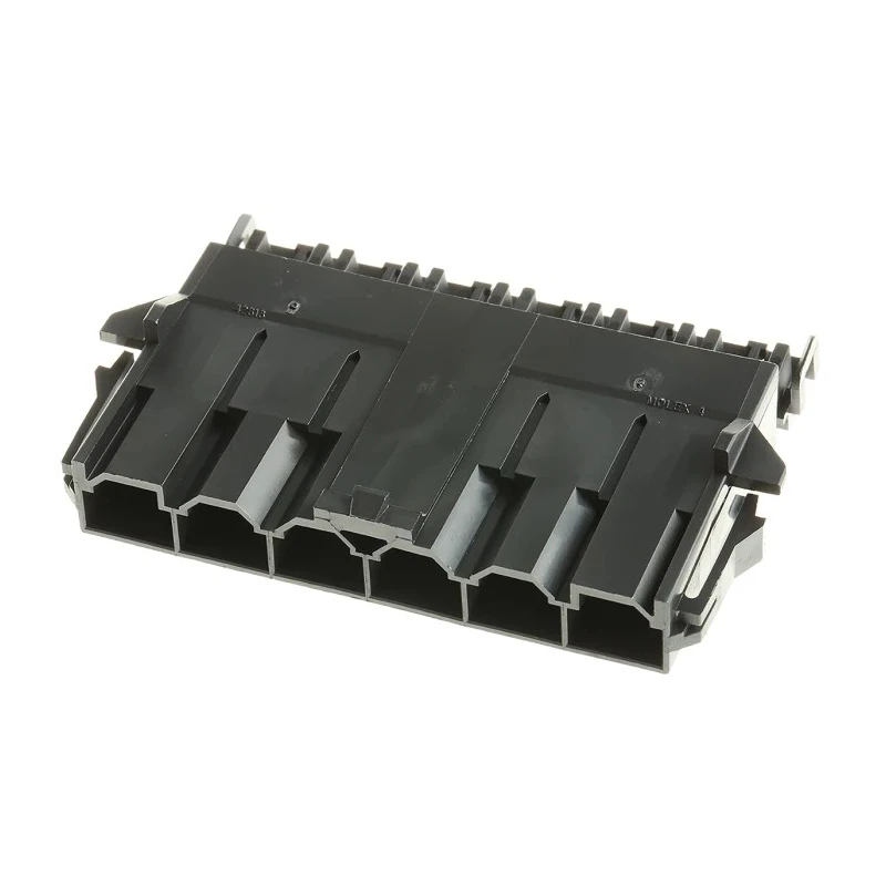 Molex Mini-Fit Sr Male Connector Housing 10 mm Pitch 6 Way 1 Row Straight 42818-0612